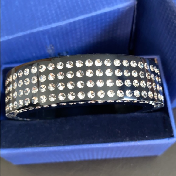 Swarovski Crystal Bangle Bracelet Vintage - Picture 3 of 5